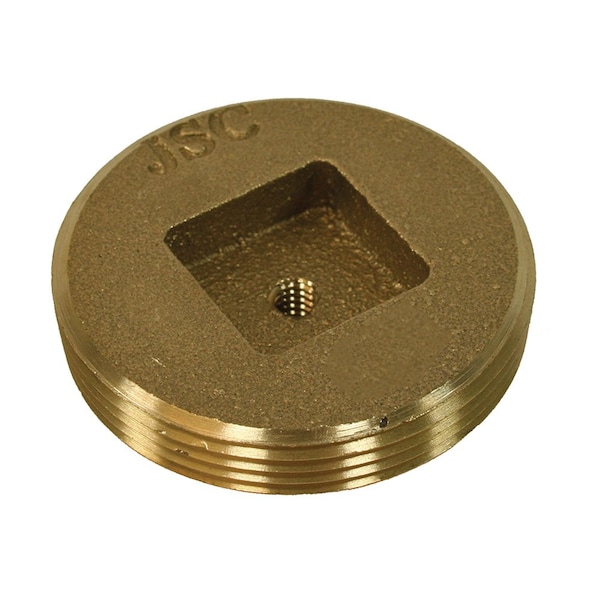 6in. Brass Plug For Extension Cover 6-1/2in. OD